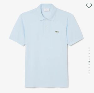 NWT Lacoste Men's Light Blue L.12.12 Classic Fit Polo Shirt